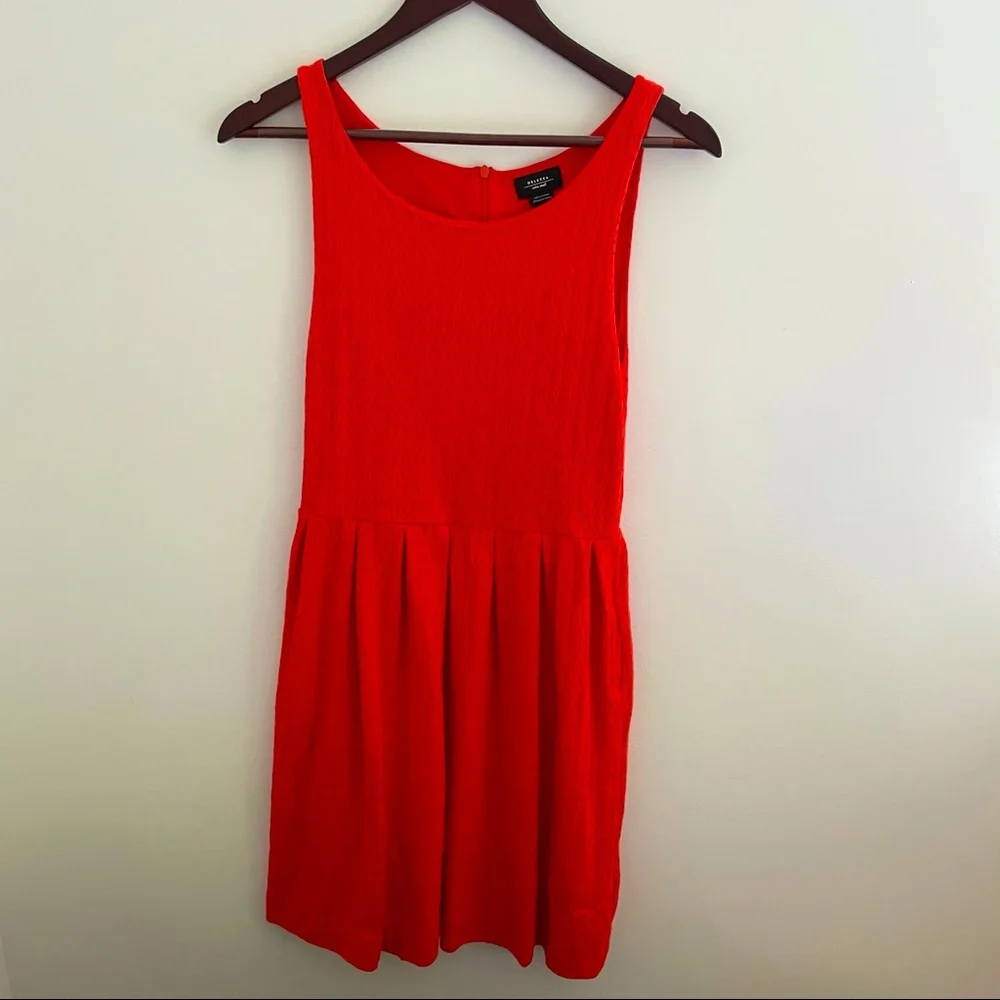 Deletta Anthro Torchon Ponte Dress on Red size XS - Picture 2 of 7